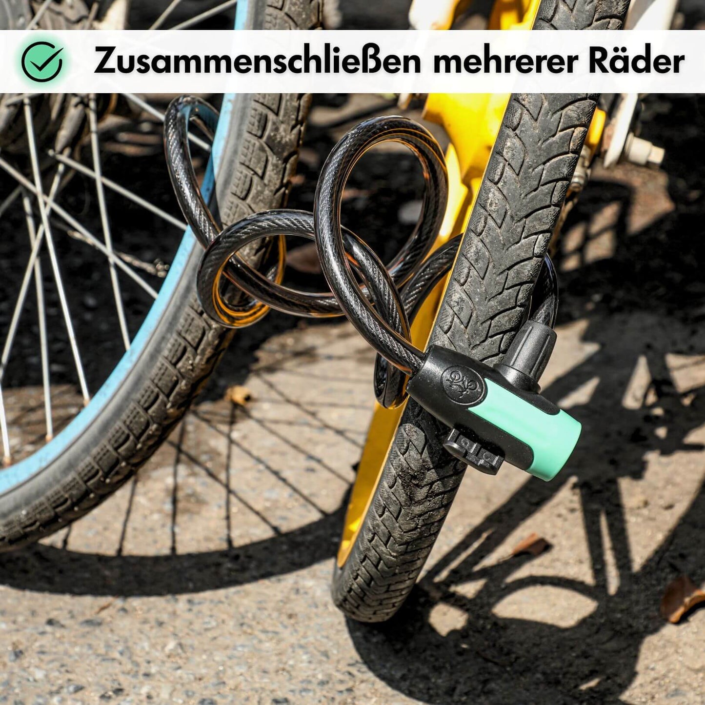 Premium Radschloss - Schutz vor Diebstahl