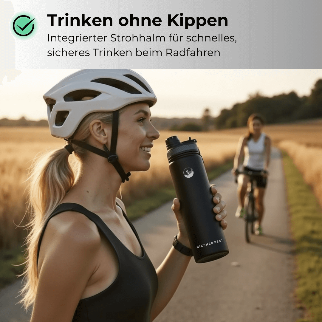 Hydrate+ Edelstahl-Trinkflasche