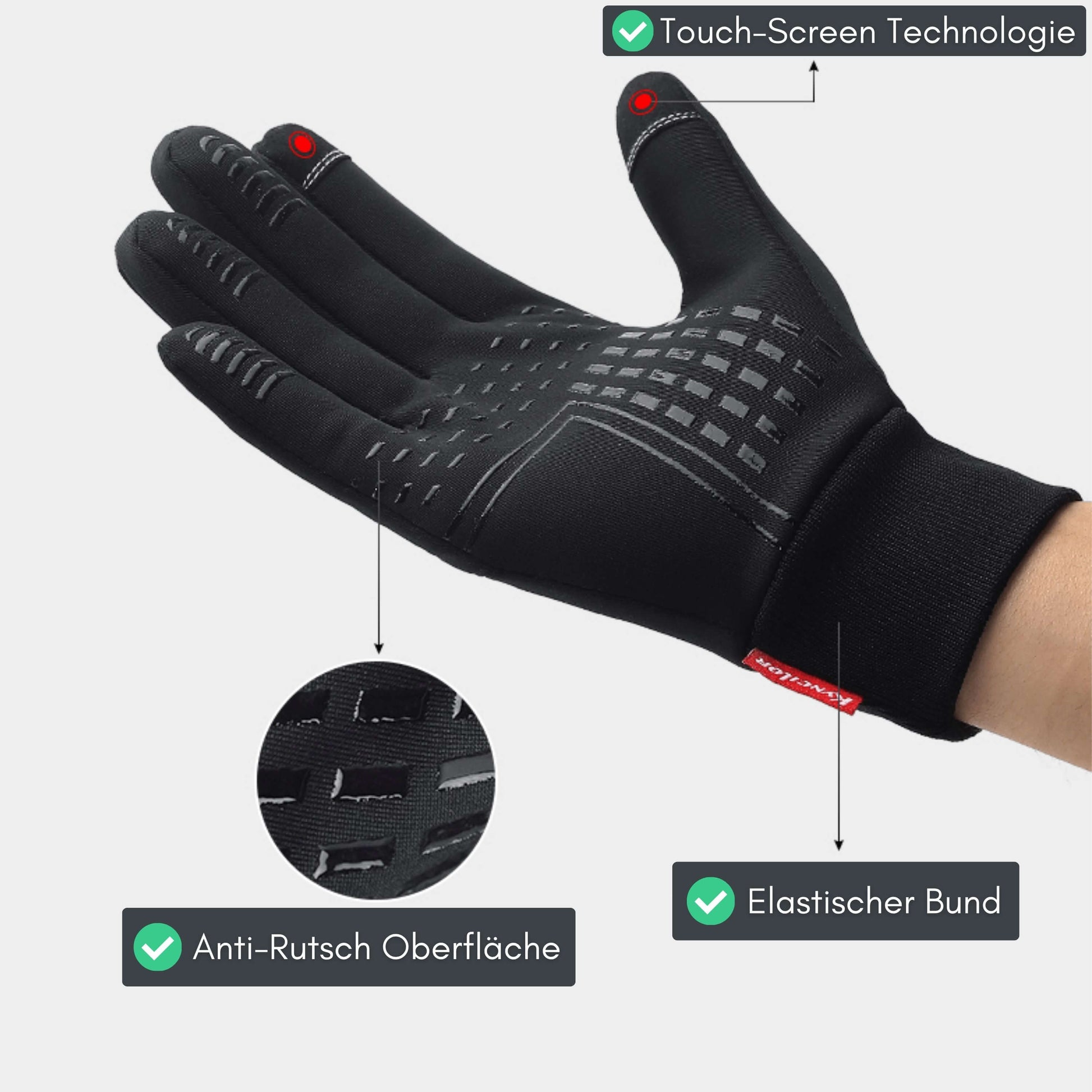 warme handschuhe für radfahrer BikeHeroes® Rad-Handschuhe