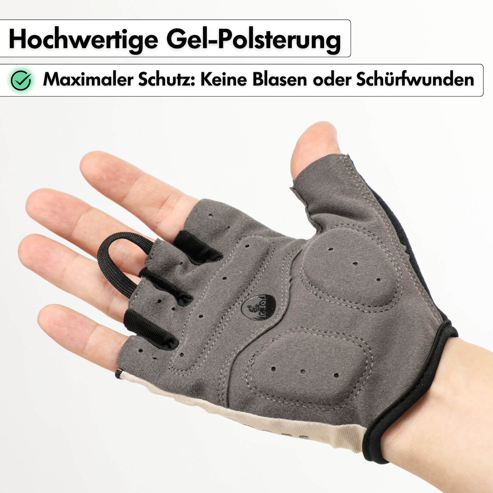 fahrrad handschuhe handgelenkschutz BikeHeroes® Grip Pro Radhandschuhe